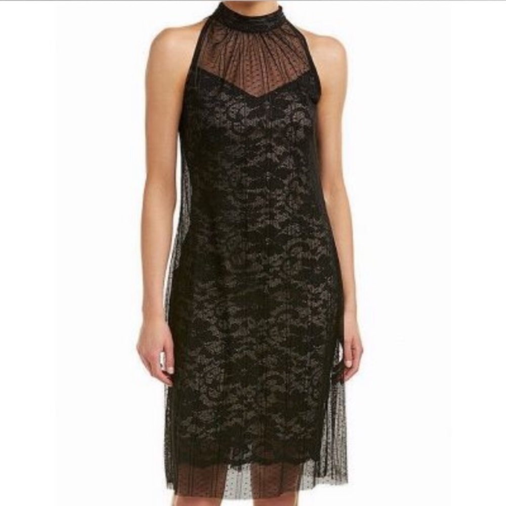 Alton gray lace dress